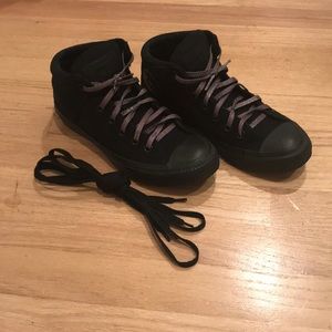 Black high top Converse